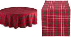 Farmhouse Christmas Plaid Dining Table & Kitchen Décor, Holiday Placemat Set, 13x19, Red & Green, 6 Count -Generic Furniture Shop 41l8A5FO8L. AC