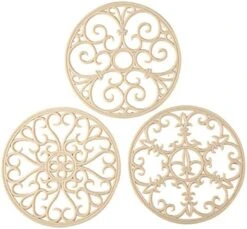 Silicone Trivet Mat - Non-Slip & Heat Resistant Kitchen Hot Pads For Countertops & Table - Kitchen Trivets For Hot Dishes & Cookware - Hot Pot Holder For Pots & Pans - Turquoise,Set Of 3 -Generic Furniture Shop 41lweCjcdaL. AC