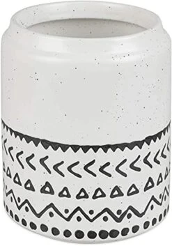 Kopmath Ceramic Utensil Holder For Countertop, Large Utensil Crock, Thick & Sturdy, Dishwasher Safe, Cute Starry-Sky Bohemian, Closure Mouth, Easy To Hold, Cooking Utensils Holder For Kitchen Décor