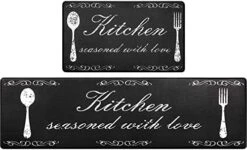 Pauwer Anti Fatigue Kitchen Mats Set Of 2 Farmhouse Kitchen Rugs Non Skid Washable, Cushioned Kitchen Floor Mats, Waterproof Memory Foam Kitchen Runner Rug Comfort Standing Mat For Kitchen Home Office -Generic Furniture Shop 41o8E1HxhEL. AC