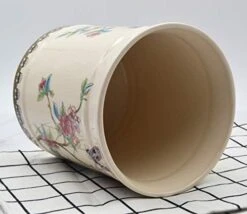 IMIFLA Utensil Crocks Extra Large Kitchen Utensil Holder For Countertop Ceramic Cooking Utensils Butterfly Ice Crack -Generic Furniture Shop 41oH1zs3kGL