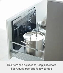 Yamazaki Home Magnetic Rack/Placemat Pocket Wall File | Steel | Kitchen Organizer, One Size, Black -Generic Furniture Shop 41rPB9FnEvL