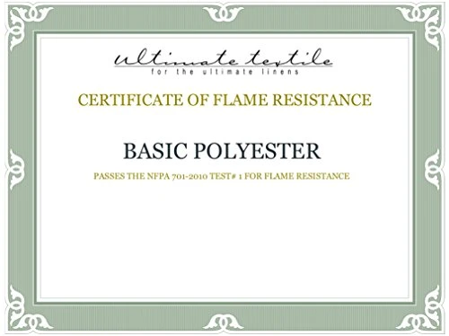 90-Inch Round Polyester Linen Tablecloth White 2 90-Inch Round Polyester Linen Tablecloth White - Image 2