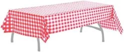Pcs Of 2 Premium Plastic Checkered Flag Tablecloths Picnic Table Covers, Tablecovers Party Favor (2, Black) -Generic Furniture Shop 41tlbeK08tL. AC 1