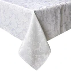 70 X 70 Inch Square Damask Jacquard Tablecloth Table Cover - Waterproof/Spill Proof/Stain Resistant/Wrinkle Free/Heavy Duty - Great For Banquet, Parties, Dinner, Kitchen, Wedding (Beige) -Generic Furniture Shop 41uDo28QQ L. AC
