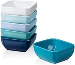 3 Oz Ceramic Dip/Dipping Bowls Set - Dipping Soy Sauce Bowl/Dishes Small Sauce Bowls Cups For Sushi Tomato Sauce, Soy, BBQ-Chip And Serving Bowl Set - Set Of 6,Colorful -Generic Furniture Shop 41uWHcnvR3L. AC