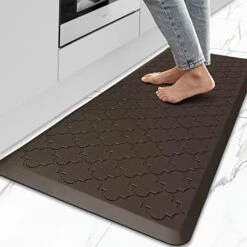 Kitchen Mat Anti Fatigue Kitchen Floor Mat Black Kitchen Rug Non-Skid Waterproof Kitchen Mats And Rugs Ergonomic Comfort Standing Desk Mat Memory Foam Mat For Home Office Sink 17"x29" 24 Kitchen Mat Anti Fatigue Kitchen Floor Mat Black Kitchen Rug Non-Skid Waterproof Kitchen Mats And Rugs Ergonomic Comfort Standing Desk Mat Memory Foam Mat For Home Office Sink 17"x29" -Generic Furniture Shop 41xIotB 9YL. AC