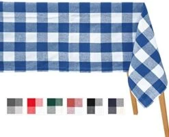 Rectangle Table Cloth, Cotton Tablecloth - Beige Tablecloth Rectangle, Buffalo Plaid Tablecloth, Farmhouse Tablecloth - Linen Tablecloth, Cotton Tablecloth For Rectangle Table - 63x109 Beige & Cream -Generic Furniture Shop 41xwmWTo2bL. AC