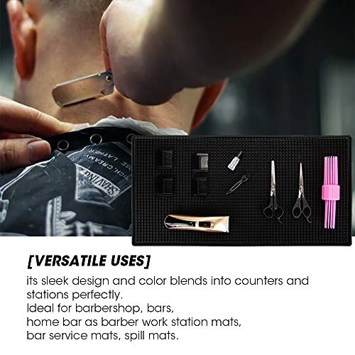 3Pcs Bar Mat Spill Mat - Quality Rubber Bar Service Spill Mat Nonslip Flexible Barber Mats For Clippers Bar Mat For Home Bar Restaurant Service Mat (3Pcs, 12×6 Inch, 18×12 Inch, 24×12 Inch 5 3Pcs Bar Mat Spill Mat - Quality Rubber Bar Service Spill Mat Nonslip Flexible Barber Mats For Clippers Bar Mat For Home Bar Restaurant Service Mat (3Pcs, 12×6 Inch, 18×12 Inch, 24×12 Inch - Image 5