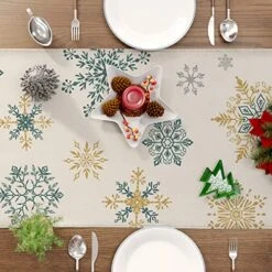 Winter Table Runner, Winter Decorations Snowflake Winter Runner For Table Seasonal Winter Decor For Indoor Outdoor Decorations (13'' X 48'') -Generic Furniture Shop 511Bg8MV2XL