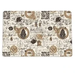 Coffee Mat Placemat For Your Coffee Maker Or Espresso Machine - TWO SIZES Washable Spill Mat For Your Coffee Bar - Made In The USA (Coffee Time, 12 X 18) -Generic Furniture Shop 511Ts9UhtL