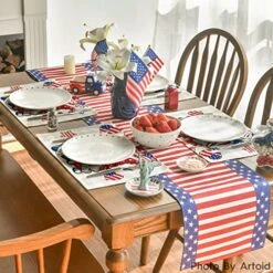 Gnomes Stars Love Heart Buffalo Plaid 4th Of July Placemats Set Of 4, 12x18 Inch Holiday Table Mats For Party Kitchen Dining Decoration 17 Gnomes Stars Love Heart Buffalo Plaid 4th Of July Placemats Set Of 4, 12x18 Inch Holiday Table Mats For Party Kitchen Dining Decoration -Generic Furniture Shop 512KGM4RdQL