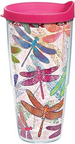 Tervis Triple Walled Dragonfly Mandala Insulated Tumbler Cup Keeps Drinks Cold & Hot, 20oz, Stainless Steel -Generic Furniture Shop 512bP5PQ0JL. AC