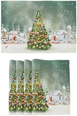 Animal Rooster Sunset Placemat Table Mats Set Of 6, Morning Cock Farm Birds Sun Animal Rural Heat-Resistant Washable Clean Kitchen Place Mats For Dining Table Decoration -Generic Furniture Shop 512iEwvnV2L. AC