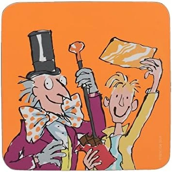 Roald Dahl Charlie And The Chocolate Factory Heat-Resistant Cork-Backed Printed Placemat, 30 X 23 Cm (12" X 9") - Orange 6 Roald Dahl Charlie And The Chocolate Factory Heat-Resistant Cork-Backed Printed Placemat, 30 X 23 Cm (12" X 9") - Orange - Image 6