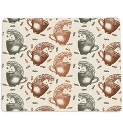 Coffee Mat Placemat For Your Coffee Maker Or Espresso Machine - TWO SIZES Washable Spill Mat For Your Coffee Bar - Made In The USA (Coffee Time, 12 X 18) -Generic Furniture Shop 514hWNMQXzL