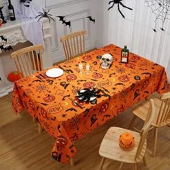 Halloween Tablecloth,Spider Web Tablecloth, Waterproof, Wrinkle Resistant And Washable Tablecloth Scary Themed Table Cover For Holiday Dinner Party Decoration, 60 X 102 Inch -Generic Furniture Shop 514tGeVj8uL. AC 1