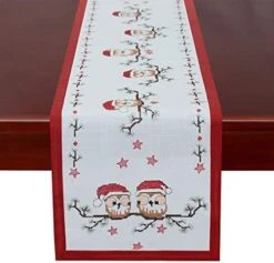 Christmas Holiday Square Tablecloth, Owl Table Toppers, Tablecovers For End Table, Tea Table, Coffee Table And Nightstand (33 × 33 Inch) -Generic Furniture Shop 515aOhwUvEL. AC