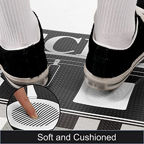 Anti Fatigue Kitchen Rugs Mats Set Of 2 Non Slip Waterproof Cushioned Comfort Floor Mats Runner Rugs Standing Mats For Kitchen Office Laundry Room 17"x27"+17"x47" 3 Anti Fatigue Kitchen Rugs Mats Set Of 2 Non Slip Waterproof Cushioned Comfort Floor Mats Runner Rugs Standing Mats For Kitchen Office Laundry Room 17"x27"+17"x47" - Image 3