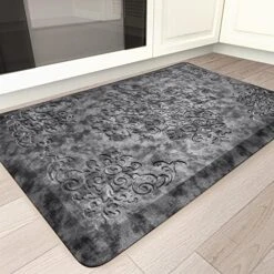 Kitchen Mat Cushioned Anti-Fatigue Kitchen Floor Mats, 30x20 Inch, Non-Slip Waterproof Kitchen Rug For House Office Standing Desk, Grey -Generic Furniture Shop 517czk QwGL. AC