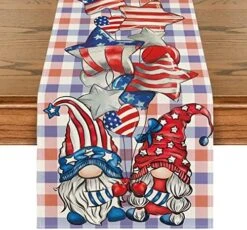 Gnomes Stars Love Heart Buffalo Plaid 4th Of July Placemats Set Of 4, 12x18 Inch Holiday Table Mats For Party Kitchen Dining Decoration 22 Gnomes Stars Love Heart Buffalo Plaid 4th Of July Placemats Set Of 4, 12x18 Inch Holiday Table Mats For Party Kitchen Dining Decoration -Generic Furniture Shop 518JsBfGEML. AC