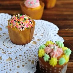 14 Pcs Cotton Crochet Doilies 4-11.5" Handmade White Beige Placemats (Beige 5pc+White 5pc+other 4pc) -Generic Furniture Shop 519tkrljPaL