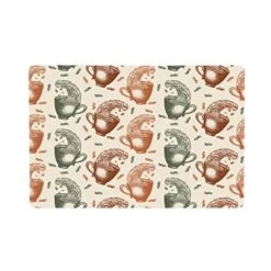 Coffee Mat Placemat For Your Coffee Maker Or Espresso Machine - TWO SIZES Washable Spill Mat For Your Coffee Bar - Made In The USA (Coffee Time, 12 X 18) -Generic Furniture Shop 519w5WiQdPL