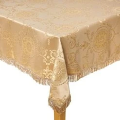 Prestige Damask Design Tablecloth Burgundy 60" By 84" Oblong/Rectangle -Generic Furniture Shop 51A8EtLPWcL. AC