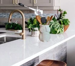 Multi-Purpose Ceramic Owl, Functions As Cooking Utensil Holder, Kitchen Storage Crock, Accent Décor, Organizer, Vase And More (Ceramic White) -Generic Furniture Shop 51Arsl4AdUL