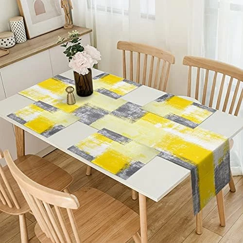 Thanksgiving Table Runner With Placemats Set Of 6 - Happy Thanksgiving Turkey Autumn Fall Harvest Pumpkin Maple Leaves 13 X 90 Inch Table Runner Set Cotton Linen Table Mats For Dining Table 11 Thanksgiving Table Runner With Placemats Set Of 6 - Happy Thanksgiving Turkey Autumn Fall Harvest Pumpkin Maple Leaves 13 X 90 Inch Table Runner Set Cotton Linen Table Mats For Dining Table - Image 11