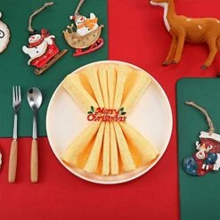 Christmas Napkin Rings Holders For Christmas Dinners Parties, Wedding Adornment, Table Decoration Accessories Dding Adornment, Table Decoration Accessories (Merry Christmas Set, 6) 13 Christmas Napkin Rings Holders For Christmas Dinners Parties, Wedding Adornment, Table Decoration Accessories Dding Adornment, Table Decoration Accessories (Merry Christmas Set, 6) -Generic Furniture Shop 51G7UUdSUOL