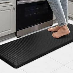 Kitchen Mat Anti Fatigue Kitchen Floor Mat Black Kitchen Rug Non-Skid Waterproof Kitchen Mats And Rugs Ergonomic Comfort Standing Desk Mat Memory Foam Mat For Home Office Sink 17"x29" 28 Kitchen Mat Anti Fatigue Kitchen Floor Mat Black Kitchen Rug Non-Skid Waterproof Kitchen Mats And Rugs Ergonomic Comfort Standing Desk Mat Memory Foam Mat For Home Office Sink 17"x29" -Generic Furniture Shop 51GKax7pDrL. AC