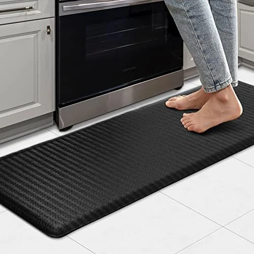 Kitchen Mat Anti Fatigue Kitchen Floor Mat Black Kitchen Rug Non-Skid Waterproof Kitchen Mats And Rugs Ergonomic Comfort Standing Desk Mat Memory Foam Mat For Home Office Sink 17"x29" 14 Kitchen Mat Anti Fatigue Kitchen Floor Mat Black Kitchen Rug Non-Skid Waterproof Kitchen Mats And Rugs Ergonomic Comfort Standing Desk Mat Memory Foam Mat For Home Office Sink 17"x29" - Image 14