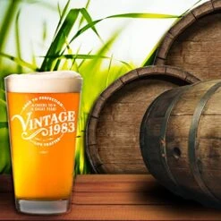 1983 40th Birthday Gifts Beer Glass For Men Women | Birthday Gift Man Woman Turning 40 | Funny 40 Th Party Supplies Decorations Ideas | Forty Year Old Bday |40 Years Gag Vintage Pint Presents -Generic Furniture Shop 51GgOLOBE6L