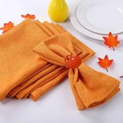 Handcraft Flower Napkin Rings Set Of 6,Pink Peony Flower Handmade Napkin Holder Rings Table Decorations For Summer,Wedding,Luncheons,Picnics,Banquet, Birthday,Christmas,Valentine's, Thanksgiving -Generic Furniture Shop 51Hj6FLwJ L. AC