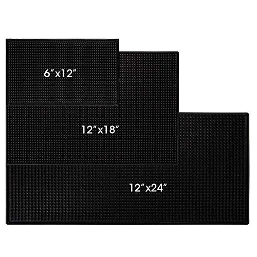 3Pcs Bar Mat Spill Mat - Quality Rubber Bar Service Spill Mat Nonslip Flexible Barber Mats For Clippers Bar Mat For Home Bar Restaurant Service Mat (3Pcs, 12×6 Inch, 18×12 Inch, 24×12 Inch 1 3Pcs Bar Mat Spill Mat - Quality Rubber Bar Service Spill Mat Nonslip Flexible Barber Mats For Clippers Bar Mat For Home Bar Restaurant Service Mat (3Pcs, 12×6 Inch, 18×12 Inch, 24×12 Inch