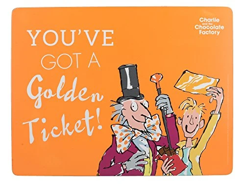 Roald Dahl Charlie And The Chocolate Factory Heat-Resistant Cork-Backed Printed Placemat, 30 X 23 Cm (12" X 9") - Orange 1 Roald Dahl Charlie And The Chocolate Factory Heat-Resistant Cork-Backed Printed Placemat, 30 X 23 Cm (12" X 9") - Orange