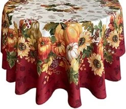 Autumns Bounty Bordered Thanksgiving And Fall Season Fabric Placemat Set, Bountiful Farm Pumpkin And Gourd Harvest Easy Care Placemats, Set Of 4 Placemat Sets -Generic Furniture Shop 51JVeUBwZmL. AC