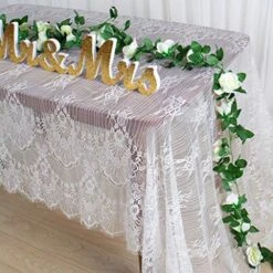 Lace-Tablecloth-Rectangular 60x120-Inch White Rectangle Overlay Tea Tablecloth Lace Tablecloths Long Rectangular Tablecloth Lace Tablecloth 60 Table Floral Embroidery Lace Table Cloths Decoration -Generic Furniture Shop 51JYvtpb1L. AC