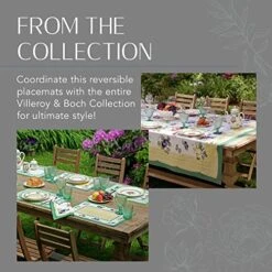 Ch Garden Cotton Fabric Reversible Placemat (Set Of 4), 14"x21", Multi, 4 Count -Generic Furniture Shop 51Jg42l7KTL