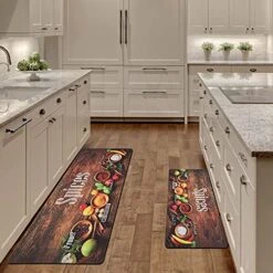 Anti Fatigue Kitchen Mat Farmhouse Kitchen Rugs Waterproof Kitchen Mats For Floor 2 Piece Set Non Slip Kithcen Rugs And Mats Spice -Generic Furniture Shop 51JuBy1q1KS