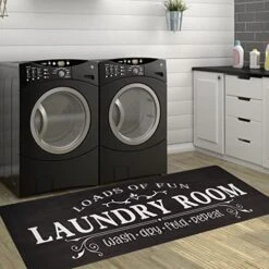 Cekene Laundry Room Runner Rug Non-Slip Rubber Laundry Floor Mat Durable Washable Mats For Washhouse Kitchen Doormat Farmhouse Decor 20x59 Inch -Generic Furniture Shop 51JvNw29yqL. AC
