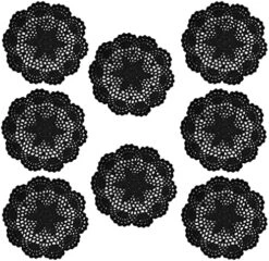 8 Inch Doilies Crochet Round Lace Doily Handmade Placemats 100% Cotton Floral Crocheted Coasters, Flower Design, Pack Of 8 (White) -Generic Furniture Shop 51Jvq0M3u5L. AC