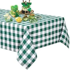 Buffalo Plaid Tablecloth Black And White Checkered Tablecloth Thanksgiving Tablecloth For Thanksgiving Christmas Table Decorations 56x84 Inch -Generic Furniture Shop 51LVE37QDFL. AC