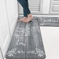 Anti Fatigue Kitchen Rug Sets 2 Piece Non Skid Waterproof Cushioned Kitchen Floor Mat Comfort Heavy Duty Standing Mats Farmhouse Kitchen Rugs And Mats Runner Rugs For Laundry -Generic Furniture Shop 51LxhbWHCyL. AC