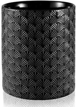 MEIGUI Kitchen Utensil Holder, Ceramic Utensil Crock Large Utensils Holder For Countertop, Black -Generic Furniture Shop 51MdHvJsCCL. AC