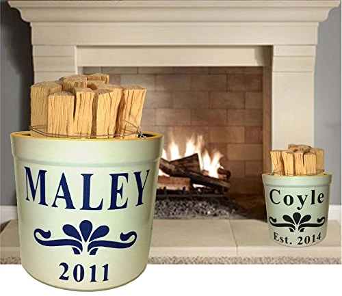 2 Gallon Personalized Stoneware Crock - Teaberry 5 2 Gallon Personalized Stoneware Crock - Teaberry - Image 5