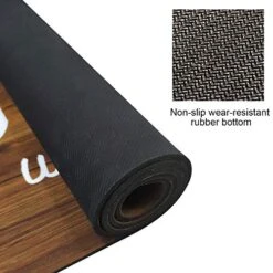 Farmhouse Laundry Room Rug Non Slip Vintage Wood Carpet For Laundry Room, Waterproof Kitchen Floor Mat Bathroom Entryway Area Rugs Decor Accessories (20''X48'' Wooden Plank) -Generic Furniture Shop 51ORlHsQNHL