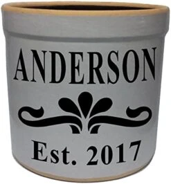 2 Gallon Personalized Stoneware Crock - Teaberry 15 2 Gallon Personalized Stoneware Crock - Teaberry -Generic Furniture Shop 51On bllW2L. AC