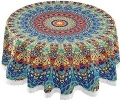 Mandala Round Tablecloth 60 Inch Macrame Lace Table Cloth Table Cover For Kitchen Dinning Tabletop Decor 25 Mandala Round Tablecloth 60 Inch Macrame Lace Table Cloth Table Cover For Kitchen Dinning Tabletop Decor -Generic Furniture Shop 51Oth83pC4L. AC